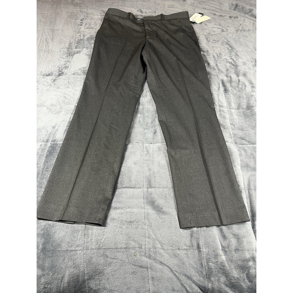 Perry Ellis Black Stretch Dressy Essentials Pants Slacks Men's Size 32x32 NEW